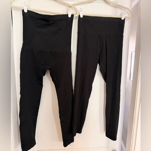 L/XL Black High-Waisted Leggings Bundle